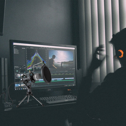 KTX-440147 Omnidirectional Microphone for PC, PS4, PS5, and Notebooks with 2m Cable