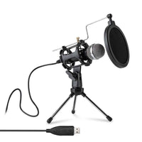 HKM-440147 Omnidirectional Microphone for PC, PS4, PS5, and Notebooks with 2m Cable