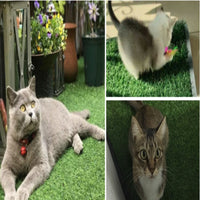 HKM-440211 Non-Slip Green Simulated Lawn Pet Pee Pad - Fashionable Minimalist Design