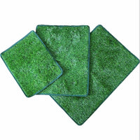 HKM-440211 Non-Slip Green Simulated Lawn Pet Pee Pad - Fashionable Minimalist Design