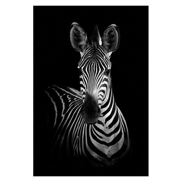 HKM-440275 Digital Zebra Oil Painting DIY Kit - Color Art Canvas for Adults (40x50, 50x65, 60x75)