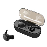 HKM-440339 Wireless Waterproof Binaural Call Headset with Bluetooth 5.0 and Charging Function