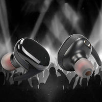 HKM-440339 Wireless Waterproof Binaural Call Headset with Bluetooth 5.0 and Charging Function