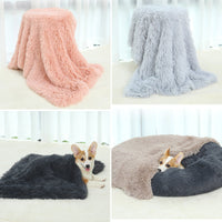 HKM-440979 Pet Blanket Dog Bed Cat Winter Thermal Blanket