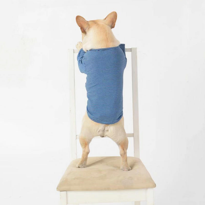 HKM-441235 Casual Cotton Pet Shirt for Dogs and Puppies in Orange, Blue, and Black