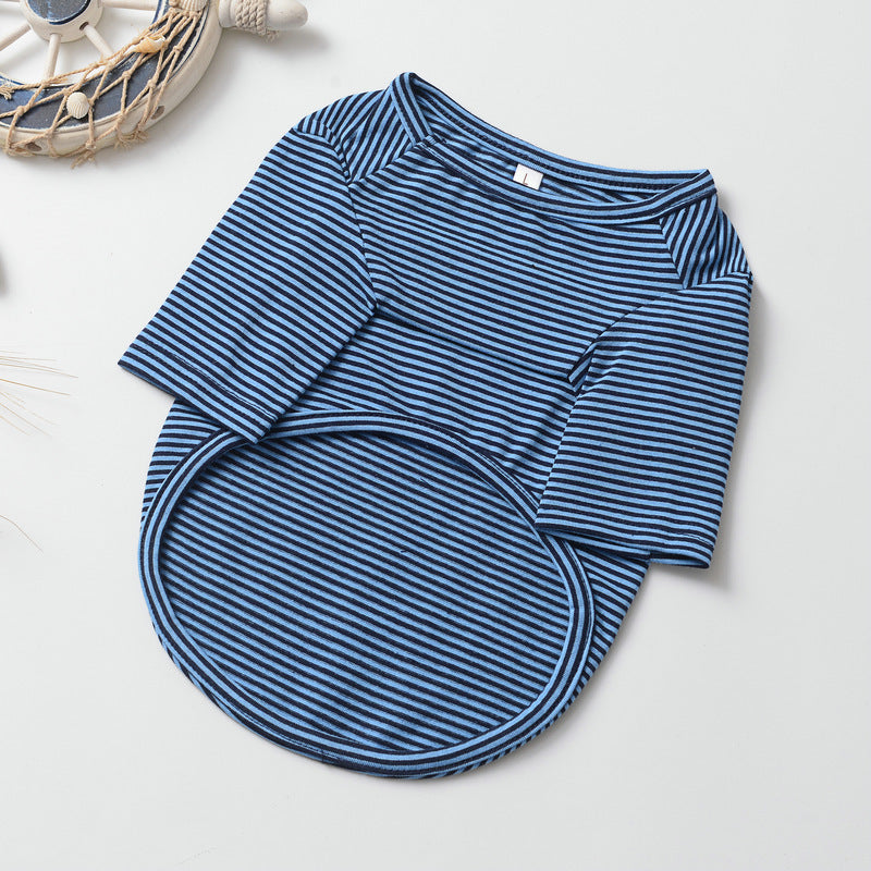 HKM-441235 Casual Cotton Pet Shirt for Dogs and Puppies in Orange, Blue, and Black