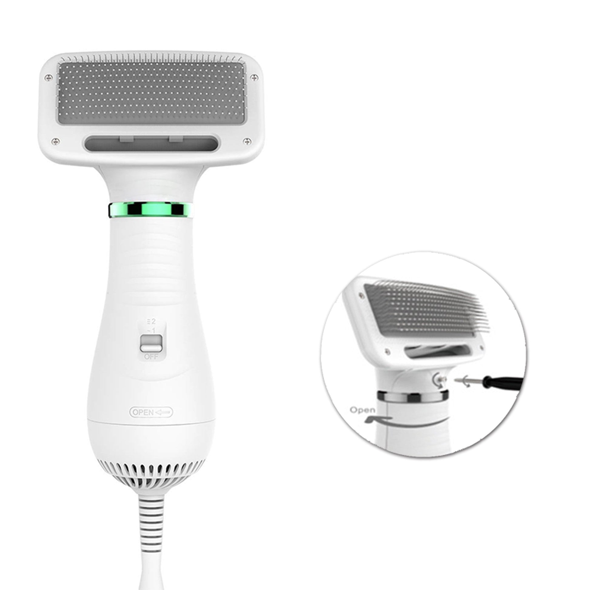 HKM-441299 All-in-One Pet Hair Dryer and Styler for Dogs and Cats with Adjustable Air Volume