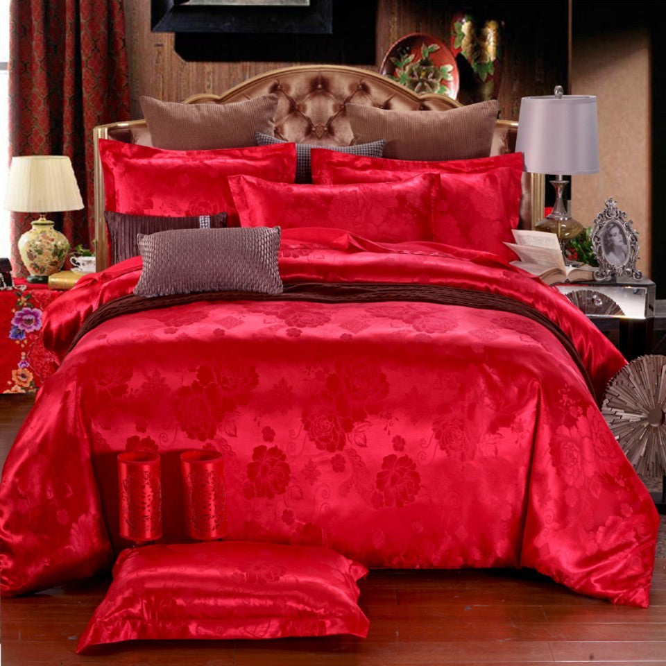 HKM-441363 Jacquard Polyester Duvet Cover Set - Multiple Sizes Available