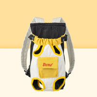 HKM-441427 Pet Travel Chest Sling Bag for Puppies and Kittens - Breathable and Portable Backpack with Cross Shoulder Strap