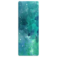 HKM-441491 Foldable Portable Non-Slip Yoga Mat with Geometric Patterns and Colorful Designs