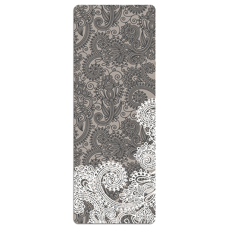 HKM-441491 Foldable Portable Non-Slip Yoga Mat with Geometric Patterns and Colorful Designs