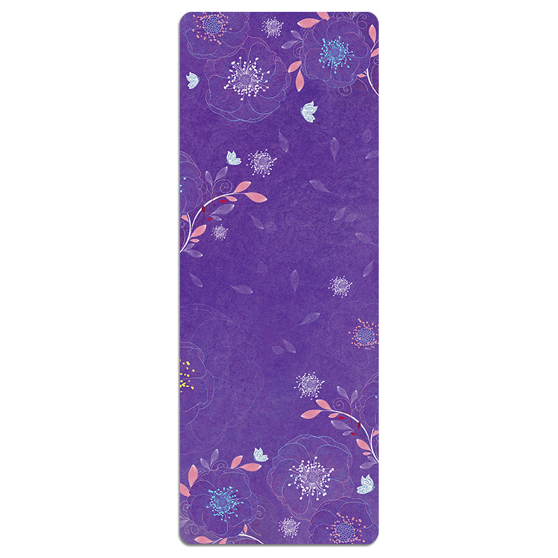 HKM-441491 Foldable Portable Non-Slip Yoga Mat with Geometric Patterns and Colorful Designs