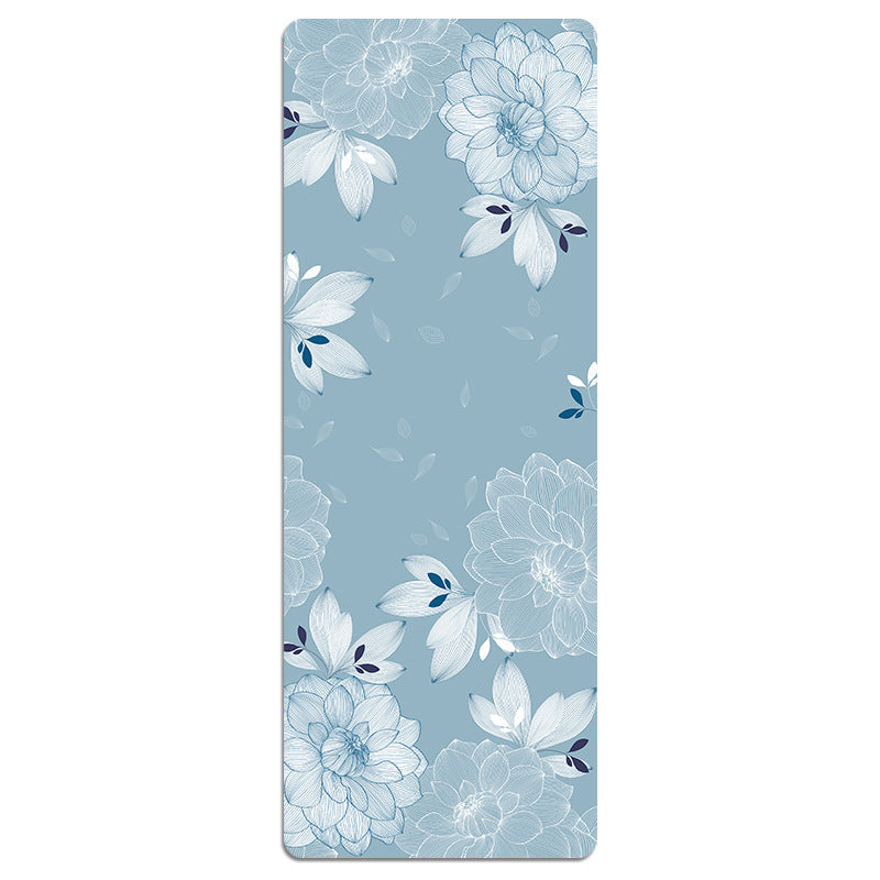 HKM-441491 Foldable Portable Non-Slip Yoga Mat with Geometric Patterns and Colorful Designs