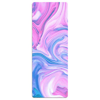 HKM-441491 Foldable Portable Non-Slip Yoga Mat with Geometric Patterns and Colorful Designs