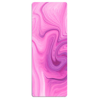 HKM-441491 Foldable Portable Non-Slip Yoga Mat with Geometric Patterns and Colorful Designs