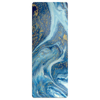HKM-441491 Foldable Portable Non-Slip Yoga Mat with Geometric Patterns and Colorful Designs