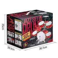 HKM-441555 Kids Jazz Drum Set Educational Musical Instrument Toy for Ages 3 and Up