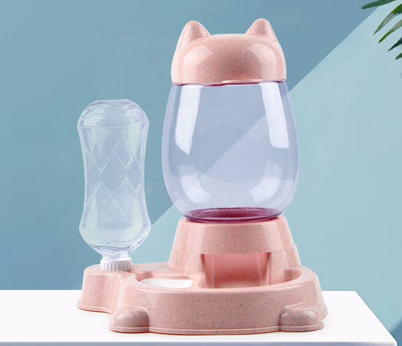 HKM-441619 Automatic Pet Feeder with Integrated Water Dispenser for Cats and Dogs