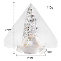 HKM-441683 Creative Wedding Dwarf Faceless Doll for Table Decoration - Groom and Bride Styles
