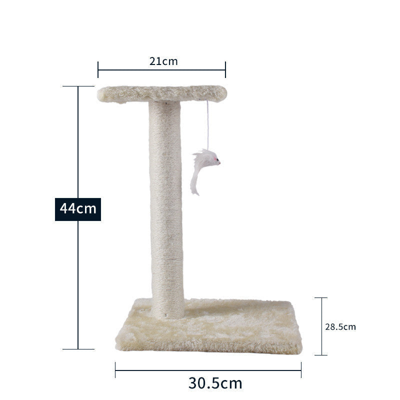 HKM-441747 Cat Climbing Frame with Integrated Scratching Post in Various Colors