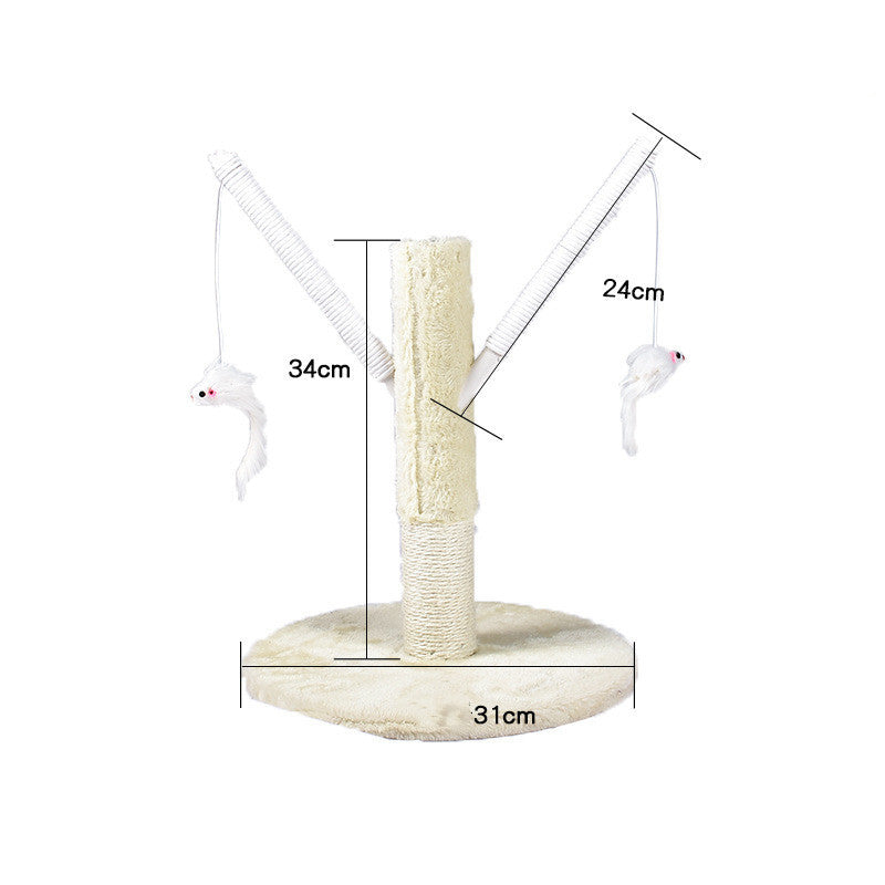 HKM-441747 Cat Climbing Frame with Integrated Scratching Post in Various Colors