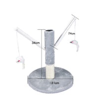HKM-441747 Cat Climbing Frame with Integrated Scratching Post in Various Colors