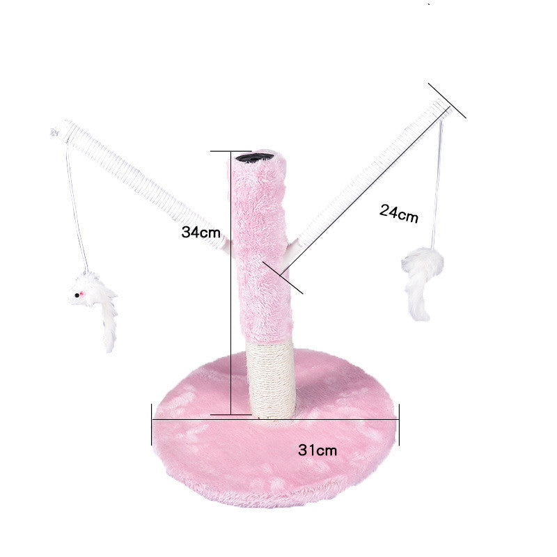 HKM-441747 Cat Climbing Frame with Integrated Scratching Post in Various Colors