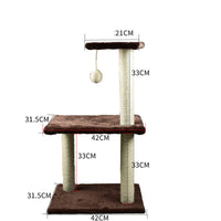 HKM-441747 Cat Climbing Frame with Integrated Scratching Post in Various Colors