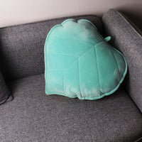 HKM-441875 3D Leaf Shape Sofa Bed Throw Cushion for Kids Room and Outdoor Use
