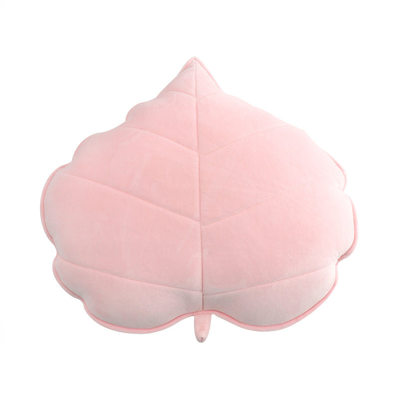 HKM-441875 3D Leaf Shape Sofa Bed Throw Cushion for Kids Room and Outdoor Use