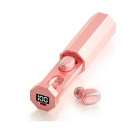 HKM-441939 Long Battery Life Wireless Earphones with LED Power Display and Bluetooth 5.0 Connectivity