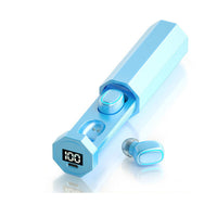 HKM-441939 Long Battery Life Wireless Earphones with LED Power Display and Bluetooth 5.0 Connectivity