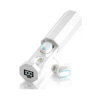 HKM-441939 Long Battery Life Wireless Earphones with LED Power Display and Bluetooth 5.0 Connectivity