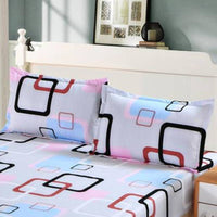 HKM-442067 Detachable Mattress Cover with Fitted Sheet and Pillow Cases - Two Sizes Available