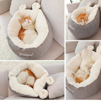 HKM-442131 Pet Dog Bed Warming Soft Sleeping Bag Cushion Puppy Kennel