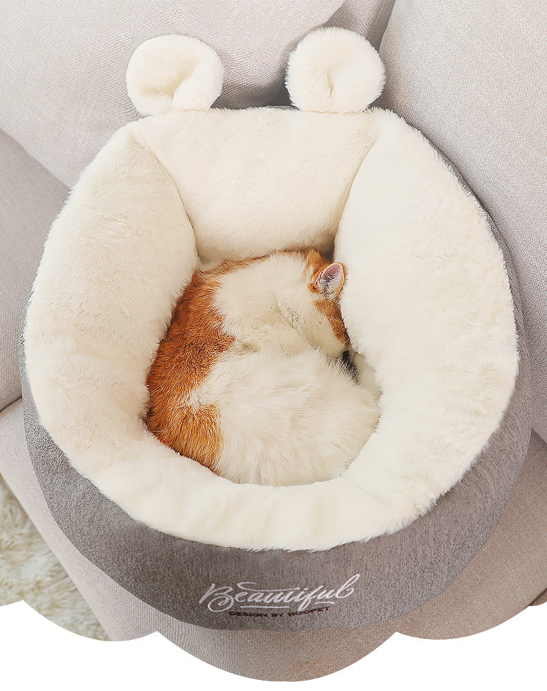 HKM-442131 Pet Dog Bed Warming Soft Sleeping Bag Cushion Puppy Kennel