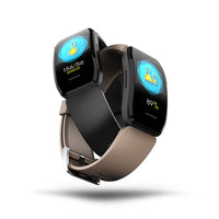 HKM-442259 1.14 Inch Heart Rate Monitoring Bluetooth Smart Watch - Compatible with Android & iOS, Touch Operation, TPU Wristband