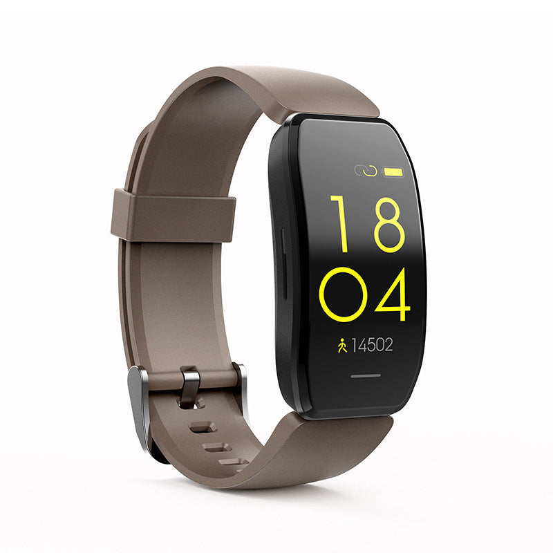 HKM-442259 1.14 Inch Heart Rate Monitoring Bluetooth Smart Watch - Compatible with Android & iOS, Touch Operation, TPU Wristband