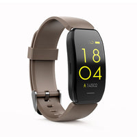 HKM-442259 1.14 Inch Heart Rate Monitoring Bluetooth Smart Watch - Compatible with Android & iOS, Touch Operation, TPU Wristband