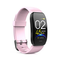 HKM-442259 1.14 Inch Heart Rate Monitoring Bluetooth Smart Watch - Compatible with Android & iOS, Touch Operation, TPU Wristband