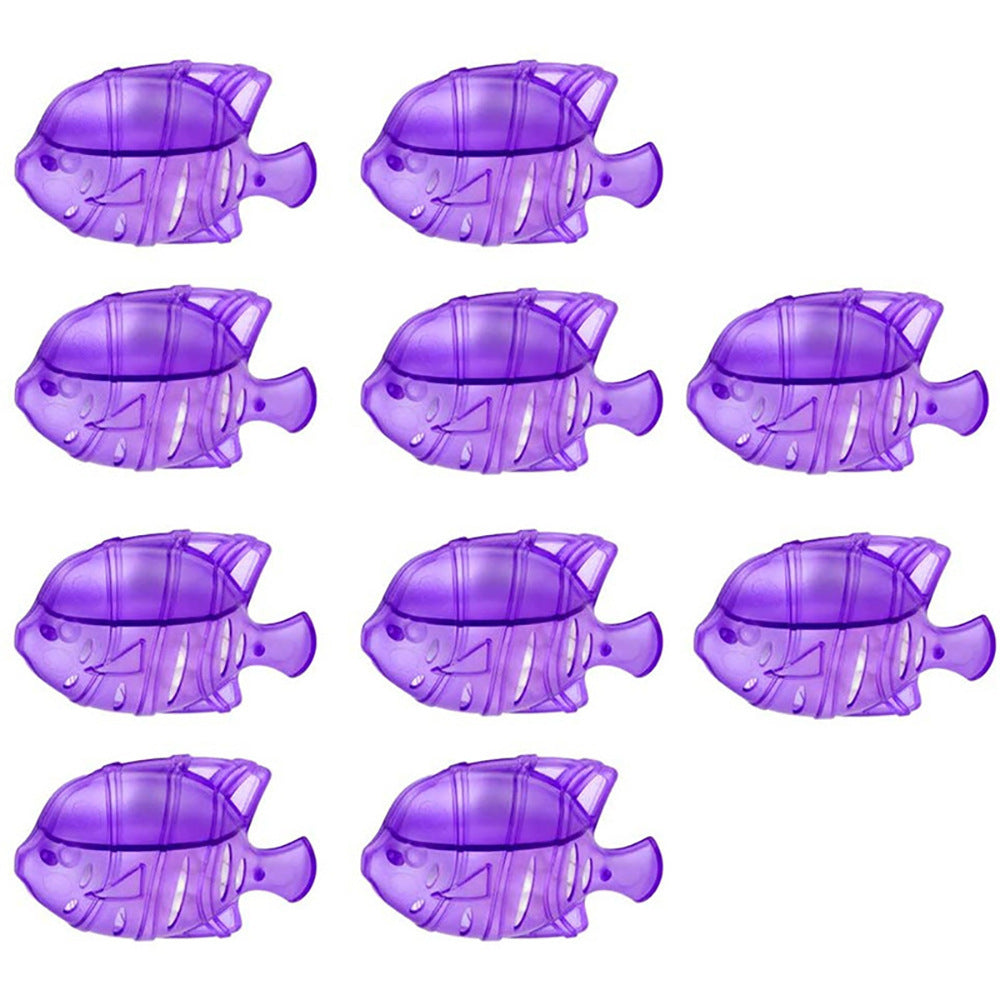 HKM-442259 Humidifier Cleaning Fish for Water Tank - Blue & Purple Plastic Filter Accessory