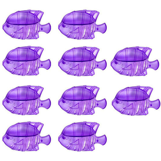 HKM-442259 Humidifier Cleaning Fish for Water Tank - Blue & Purple Plastic Filter Accessory