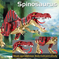 HKM-442323 Dinosaur World Building Block Set - 3D Puzzle Construction Kit for Ages 5 and Up