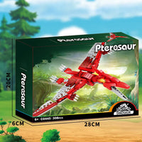 HKM-442323 Dinosaur World Building Block Set - 3D Puzzle Construction Kit for Ages 5 and Up