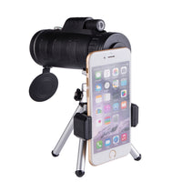 HKM-442323 High Magnification 40x60 Monocular Telescope with Compass and Accessories