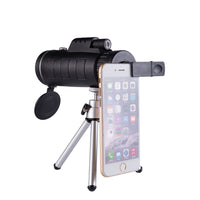 HKM-442323 High Magnification 40x60 Monocular Telescope with Compass and Accessories
