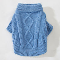 HKM-442323 Spring Knitted Rib Sweater for Small Dogs and Cats in Multiple Colors