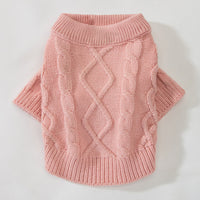 HKM-442323 Spring Knitted Rib Sweater for Small Dogs and Cats in Multiple Colors