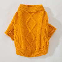 HKM-442323 Spring Knitted Rib Sweater for Small Dogs and Cats in Multiple Colors
