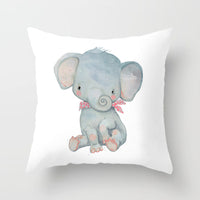 HKM-442643 Cartoon Panda Pillowcase - Cozy Peach Skin Cushion Cover for Bedroom and Living Room, 45x45cm